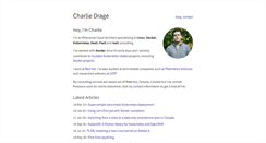 Desktop Screenshot of charliedrage.com