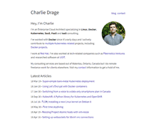 Tablet Screenshot of charliedrage.com